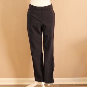 Lior Paris Navy Lize Pull On Straight Leg Stretchy Dress Pants Size 4/6 T2
